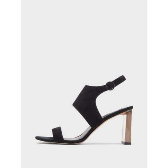 - Dkny Stina Leather Open Toe Slingback Sand… - Picture 2 of 2